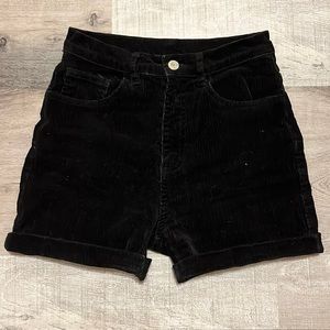 John Galt/ Brandy Melville corduroy shorts high rise.